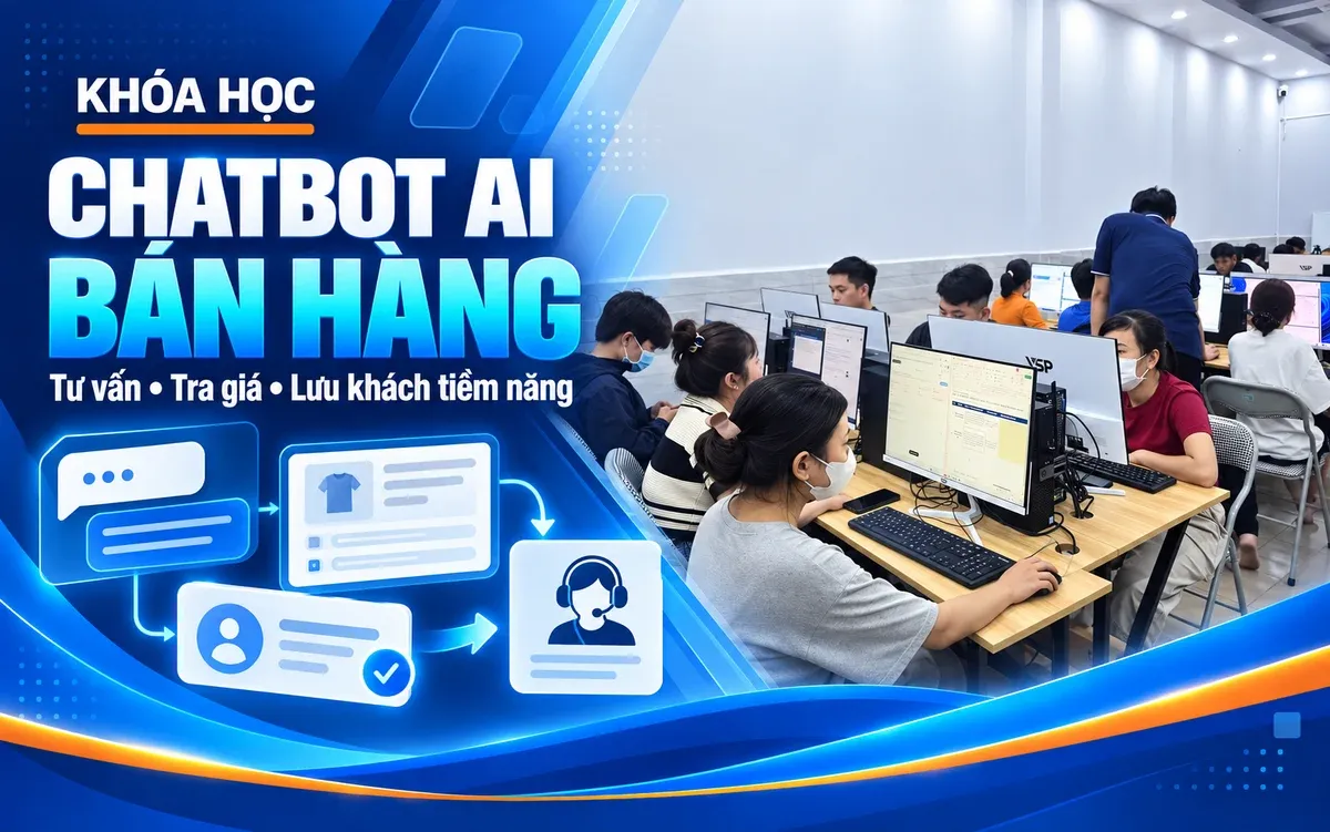 Cover khóa Chatbot AI bán hàng